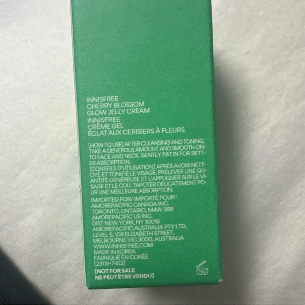 INNISFREE Cherry Blossom Glow Jelly Cream~15ml/0.5 fl.oz.~Mini/Travel~